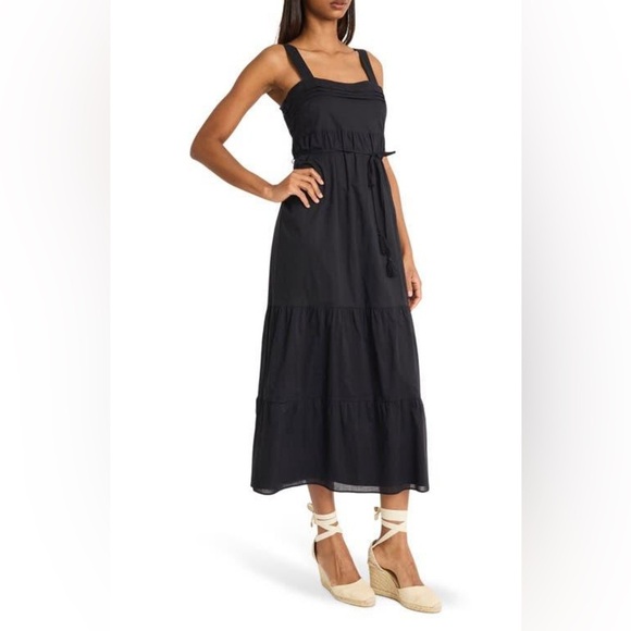 The Good Journey Empire Waist Tiered Cotton Sundress - Picture 2 of 5